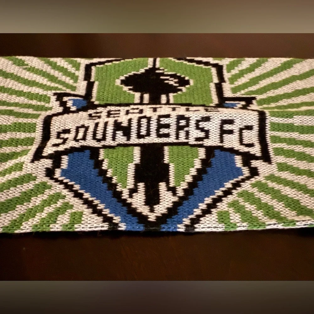 Adidas Seattle Sounders FC Scarf 2011 Season Ticket Member Knit Soccer Fan Gear